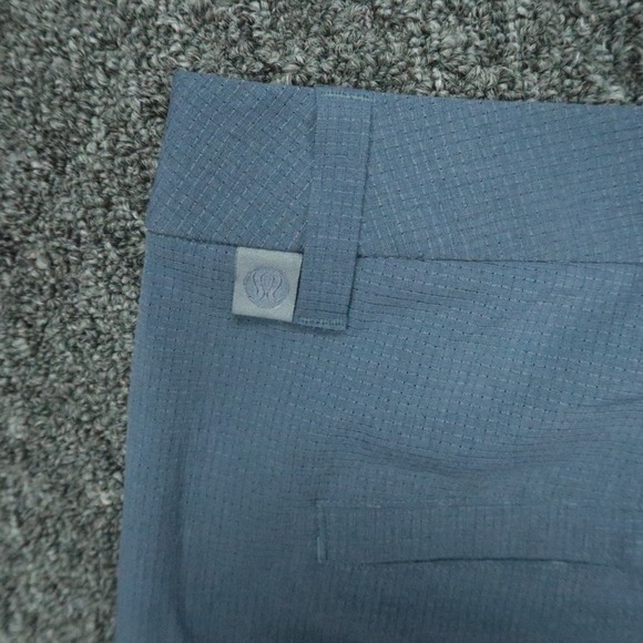 Lululemon Pants Men 40x32 Blue ABC Classic Fit WovenAir 5 Pocket Trouser - Picture 6 of 11